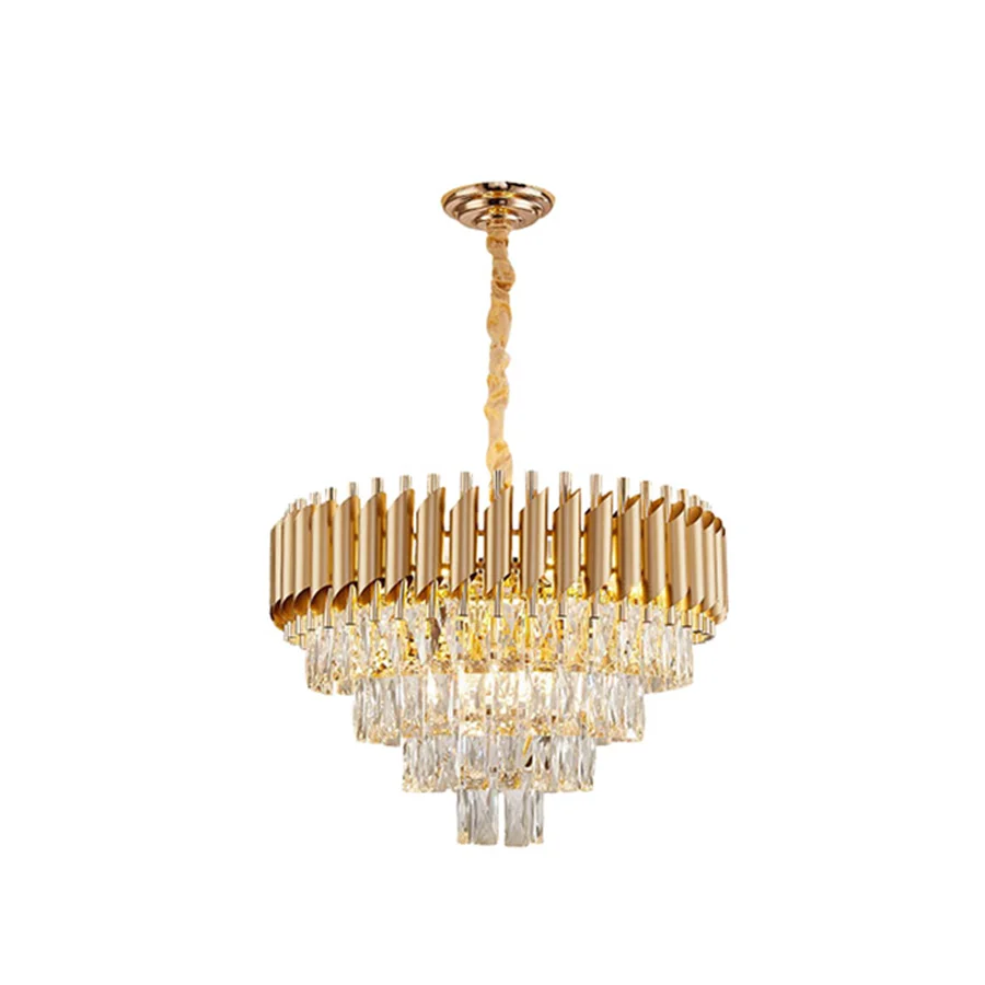 Luxe kristallen plafondkroonluchter verlichting moderne woonkamer verlichting glans binnen slaapkamer huisdecoratie led hangende hanglamp - afbeelding 2