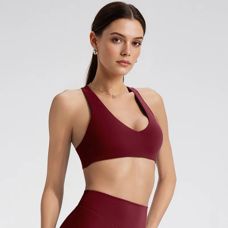 

RUSHBURN Softmotion Бюстгальтер без косточек Спортивный бюстгальтер для бега с высокой поддержкой Женская спортивная одежда Пилатес Йога Майки с Y-образной спинкой Push Up Фитнес