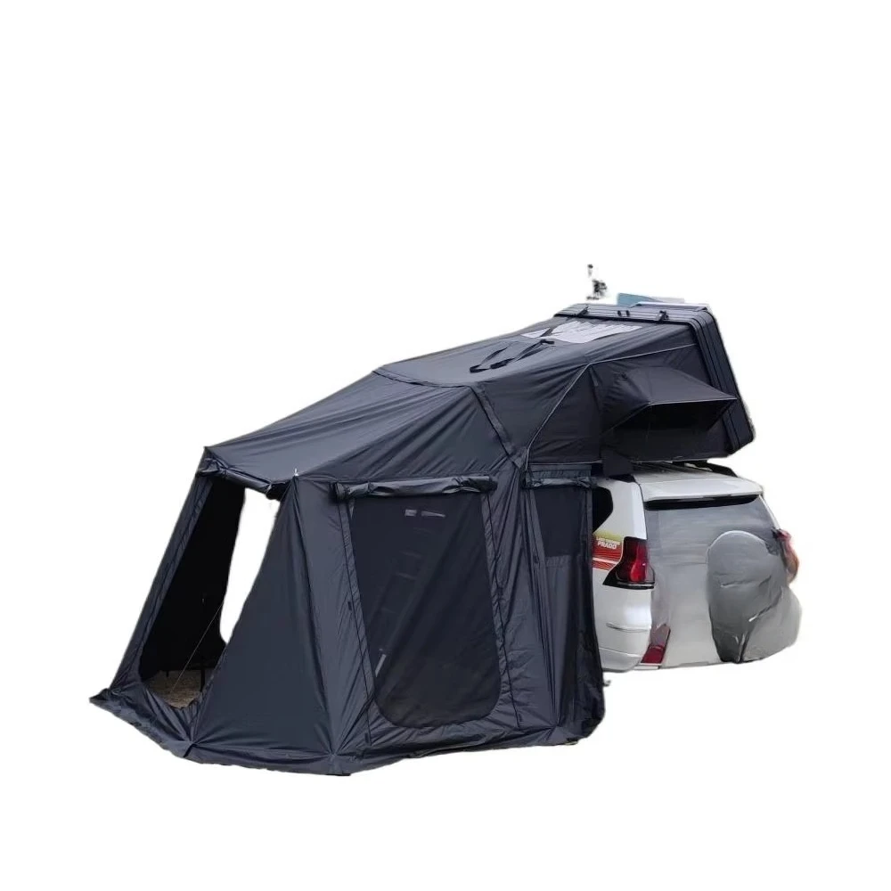 Waterproof Aluminum Hard Shell Roof Top Tent Automatic Annex Build for Outdoor Camping Car Rooftop Tent