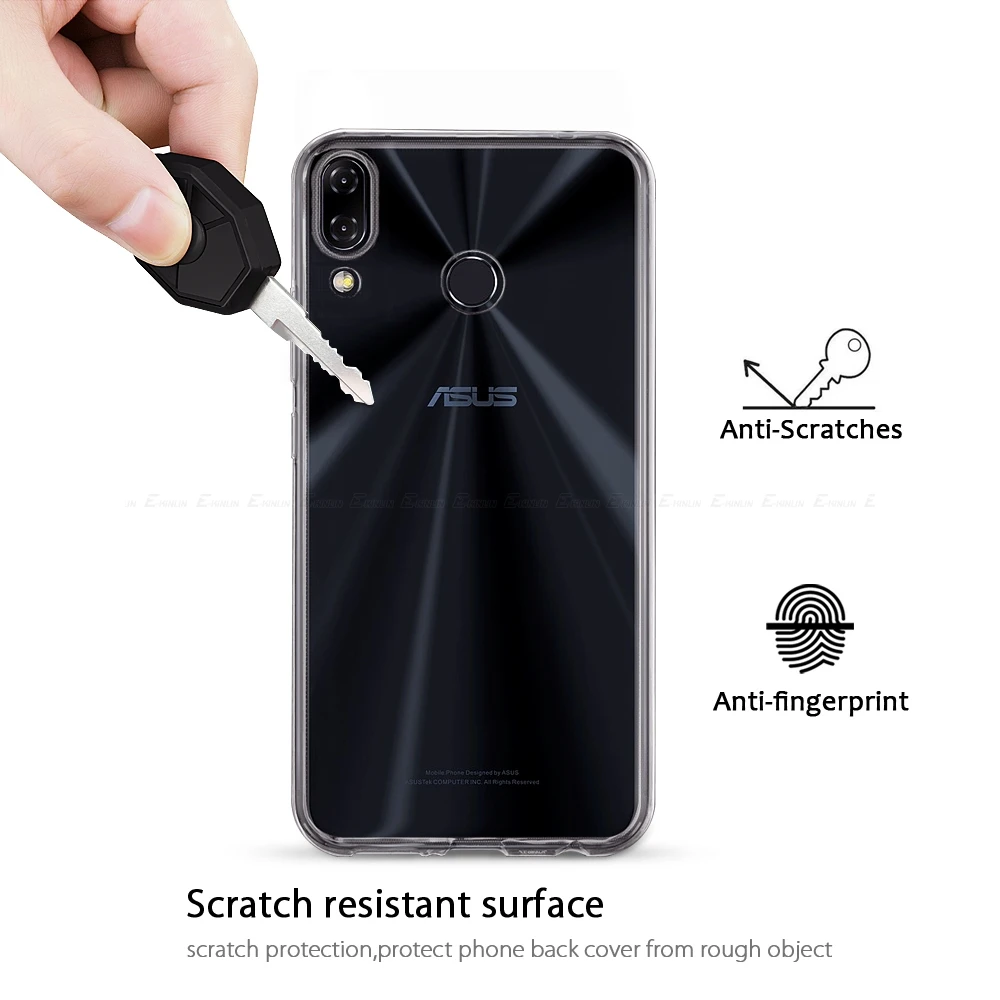 Ultra Thin Slim Clear Soft TPU Protective Case For Asus ZenFone  5 5Z ZS620KL ZE620KL Silicone Back Phone Cover