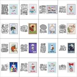 Metal Cutting Dies Seasonal Label diy Scrapbooking Photo Album Decorative Embossing PaperCard Die
