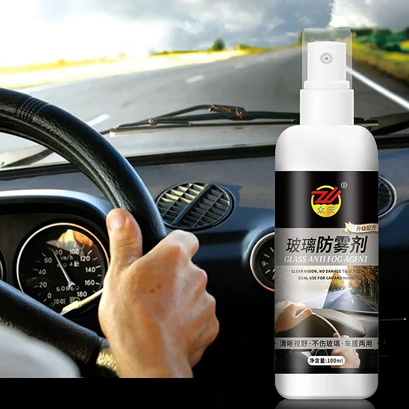 

Car Windshield Auto Side Mirror Motorcycle Helmet 100ML Car Glass Rainproof Anti Fog Spray Hydrophobic Coating Water Repellent