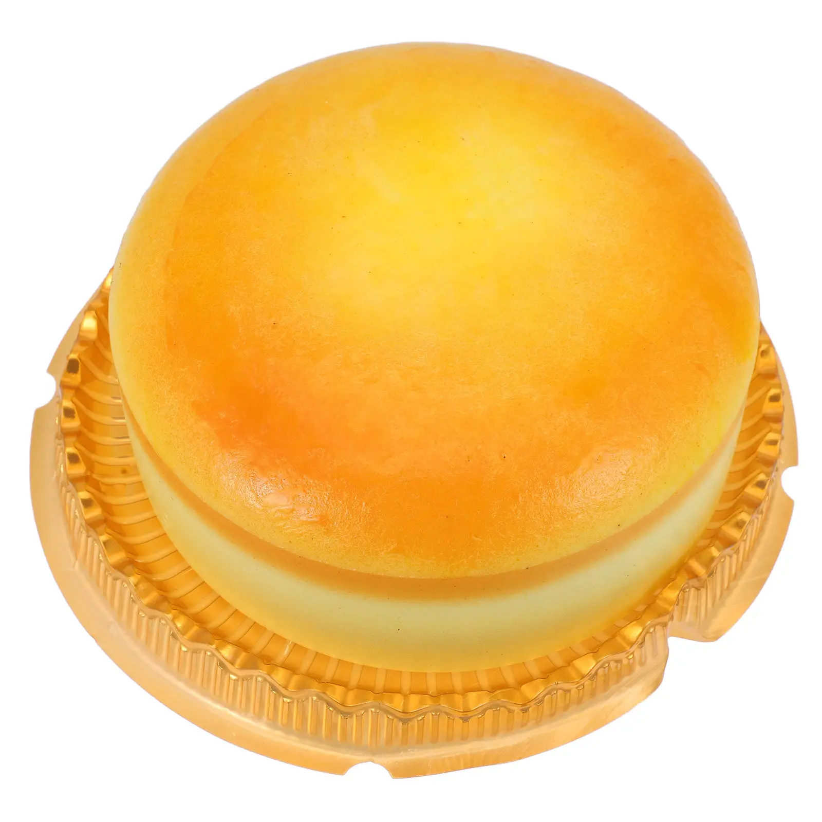 Cheesecake PU Squeeze Simulation Cake Fake Food Decoration Slow Rebound Photo Prop for Party Room and Cake Shop Ornament