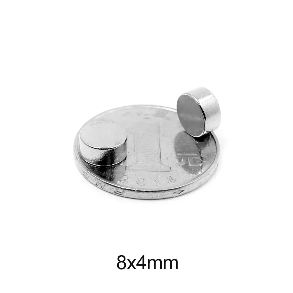 

8x4 круглый мощный магнит 8 мм x 4 мм для домашних холодильников, офисов DIY 8x4 мм 8*4