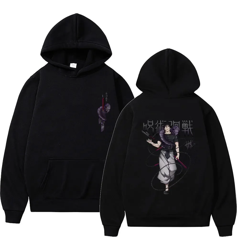 Japanese Anime Jujutsu Kaisen Fushiguro Toji Graphic Print Hoodie Design Men's Women's Sweatshirt Fleece Couples Casual Hoodies
