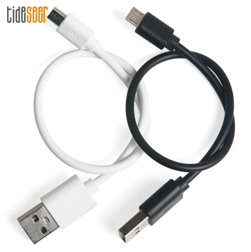 25cm USB Type C Short Cable Fast Charging Micro 5Pin Sync Data Wire Cord Charger for iPhone Samsung S9 Huawei P40 Mobile Phone