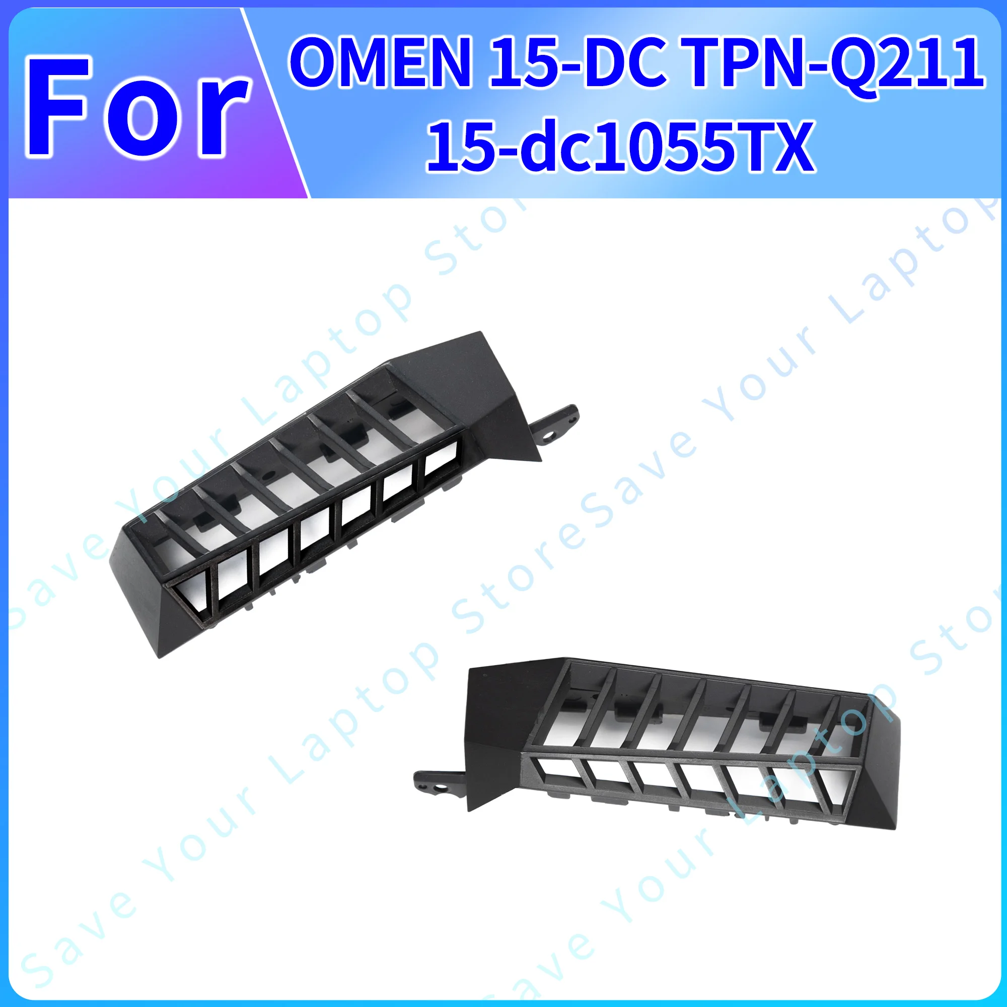 

New Air Outlet For OMEN HP 5-DC TPN-Q211 15-dc1055TX Left/Right Heat sink laptop parts Cooling Port Replacement