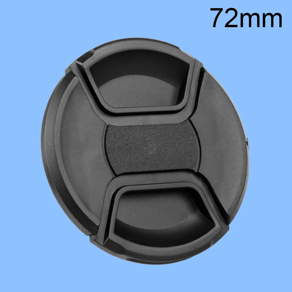 100 Pieces 72mm Camera Lens Cap Cover For Canon Nikon Sony Leica Samsung Pansonic Fujifilm Yongnuo Pentax Olypums Sigma Tamron