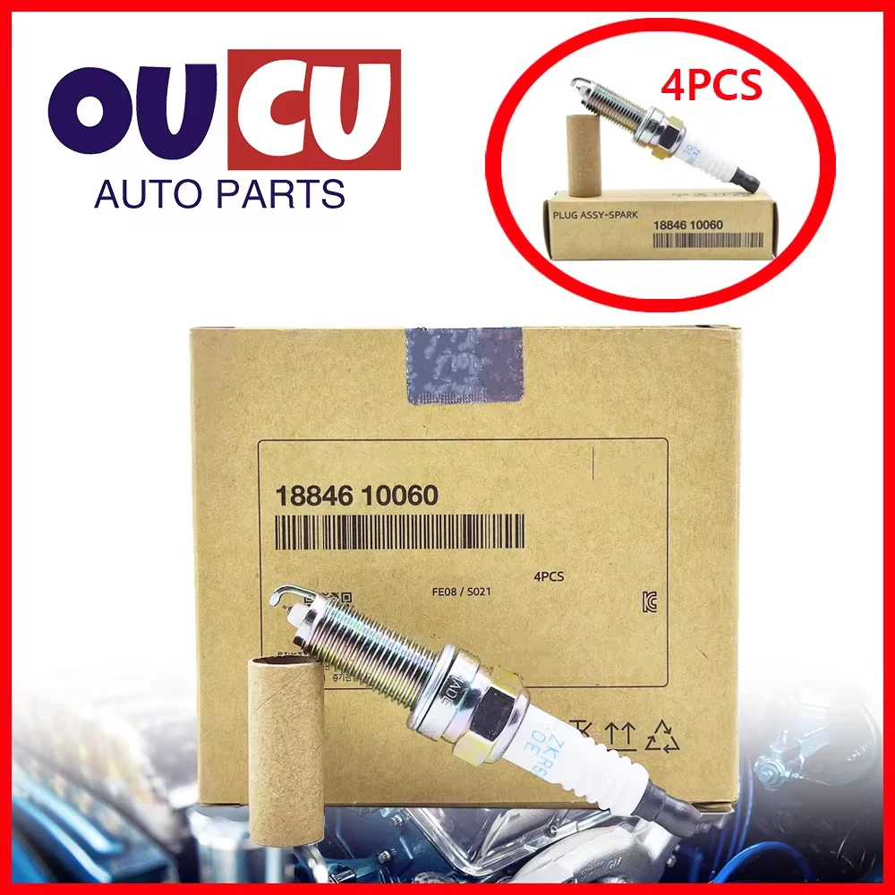 4/20/40pcs 18846-10060 SILZKR6B10E Iridium Spark Plug For Hyundai I30 IX35 IX40 Kia Rio Soul Accent Veloster Solaris 1884610060