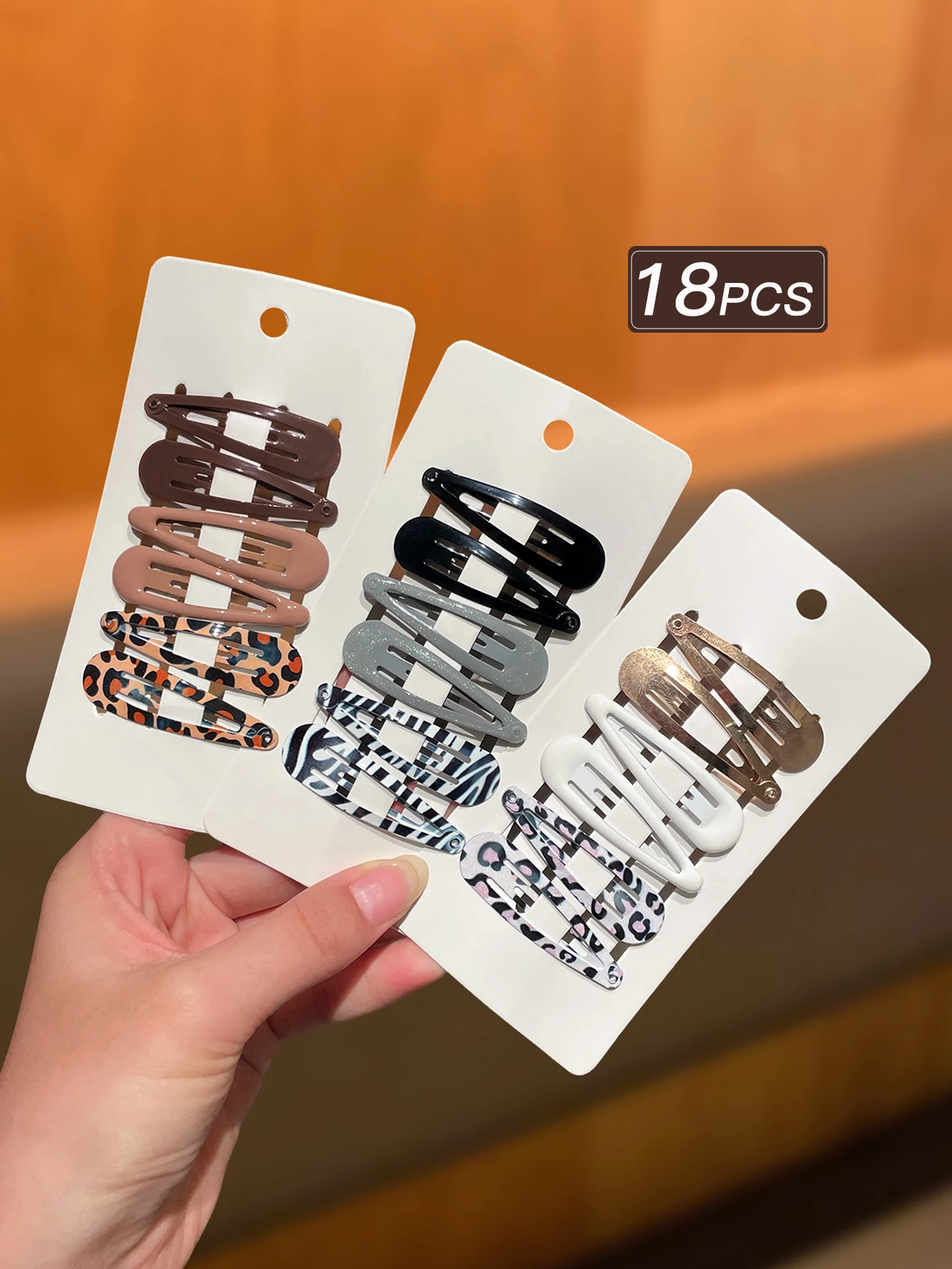 18 قطعة من إكسسوارات الشعر النسائية العصرية والمتعددة الاستخدامات اللطيفة لتقويم العمر دبابيس الشعر للاستخدام اليومي توصية هدية مثالية #3