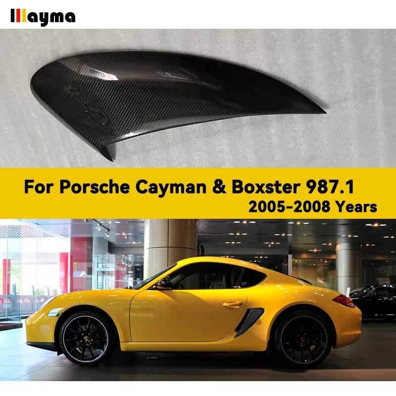 

GT4 Style Full Carbon Fiber Body Kits Side Vents For 2005 - 2008 For Porsche 987.1 Boxster Cayman Car Accessories Side Air Vents