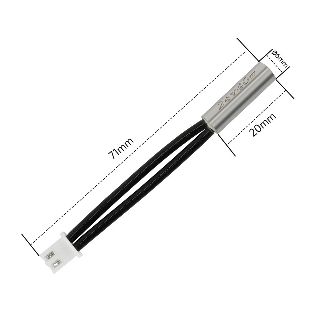 ثيرمستور سخان خرطوشة لـ creality ender 3 v3 se ، أنبوب تسخين طابعة ثلاثية الأبعاد ، 24 فولت ، 40 واط ، الأجزاء الساخنة #3