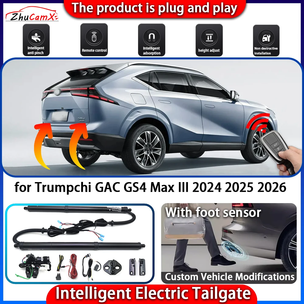 

Smart Powered Tailgate System for Trumpchi GAC GS4 Max III 2024 2025 2026 Automatic Intelligent Electric Trunk Lift Control Kit