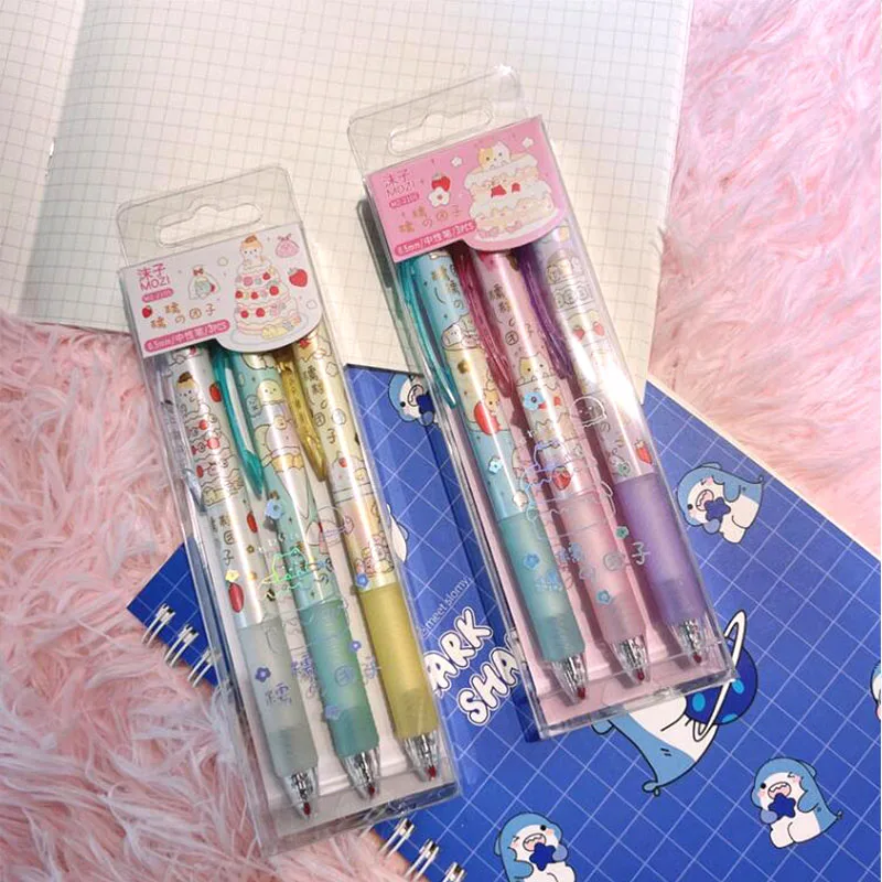 36 Stks/partij Creatieve Sumikko Gurashi Gel Pen Set Leuke 0.5Mm Zwarte Inkt Handtekening Pennen School Kantoorbenodigdheden Briefpapier Groothandel