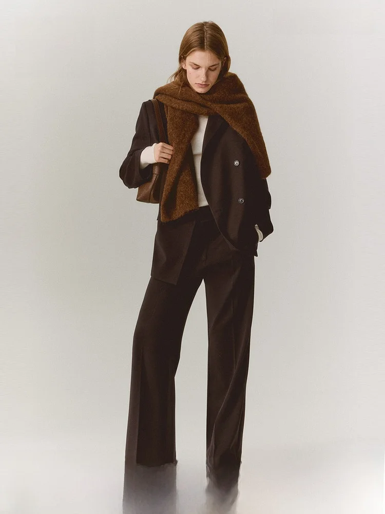 

Новые летние женские брюки H&M в клетку, слегка расклешенные, с высокой талией, облегающие, повседневные, из смесовой ткани (полиэстер, спандекс, вискоза)