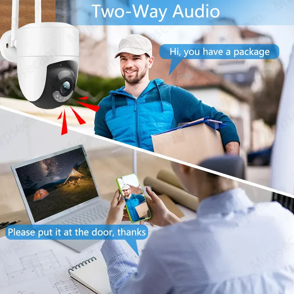 Tuya Smart Life 10.1 Inch LCD Screen 8CH 5MP Color Night Vision Wireless Camera Video Surveillance NVR WIFI CCTV Security System