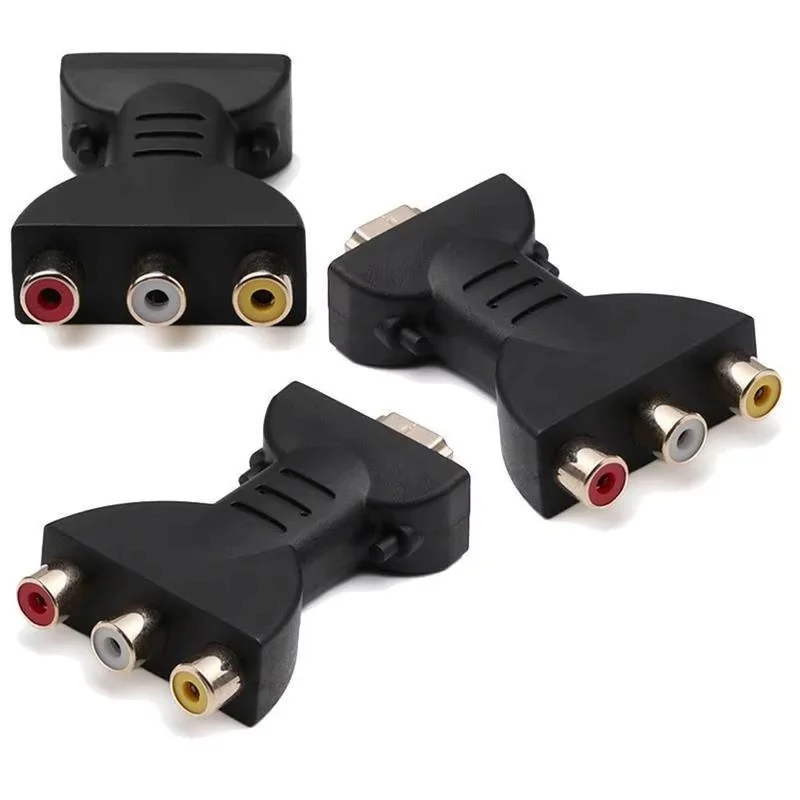 Full HD 1080P RCA AV To HDMI-compatible Portable Composite Adapter Converter Audio Cable HDTV TO AV With USB Cable For HD TV BOX