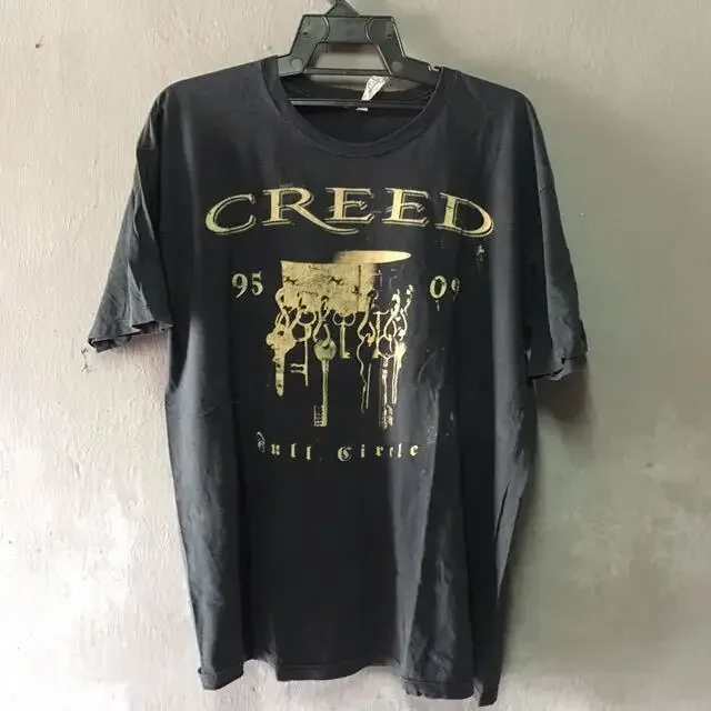 

Creed Band Black Short Sleeve Cotton T-shirt Unisex S-5XL Men WOmen VN0233