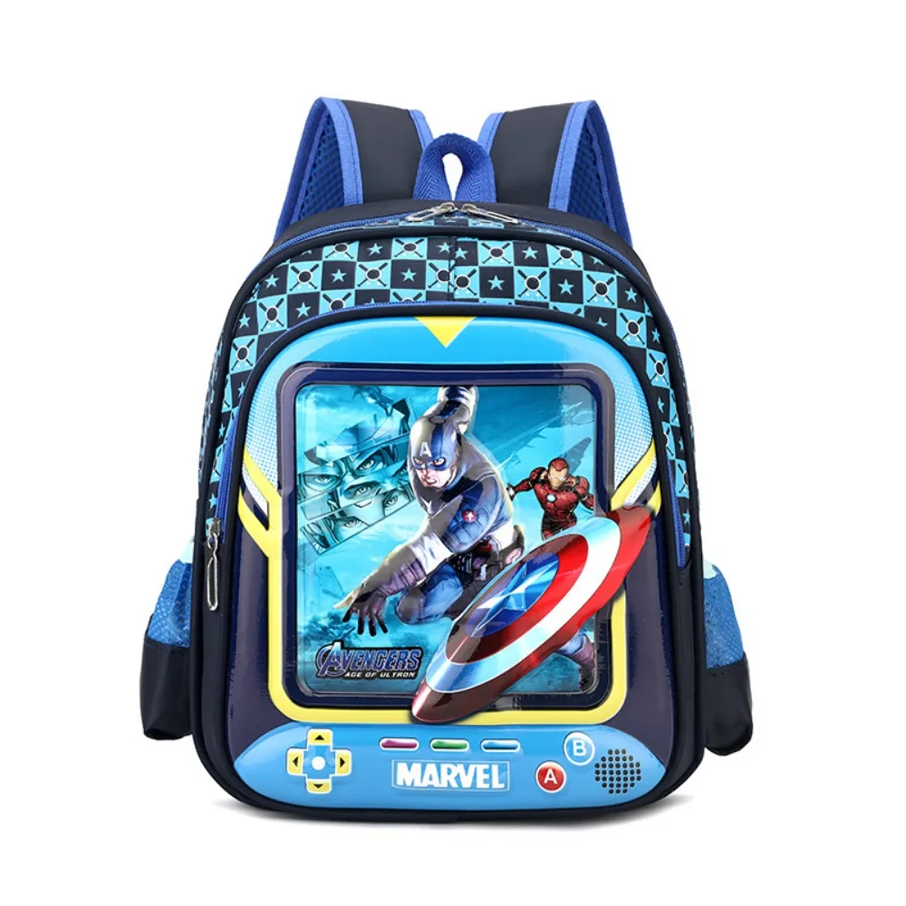 Captain America Spider Man Kinderen Schooltassen Lichtgewicht Ademende Mode Hoge Esthetische Waarde Trend Schoolrugzak Cadeau
