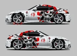 Japanese Samurai Car Stickers Vehicle Painting Taoist Vinyl Packing Universal Size Anime Car Decoration Modified Stickers