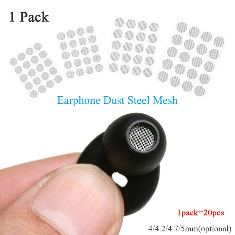 【YY34】 【xxx】Staubdichtes Netzwerk-Stahlgitter für Kopfhörer 4mm 4,2mm 4,7mm 5mm Zubehör DIY[ZH]