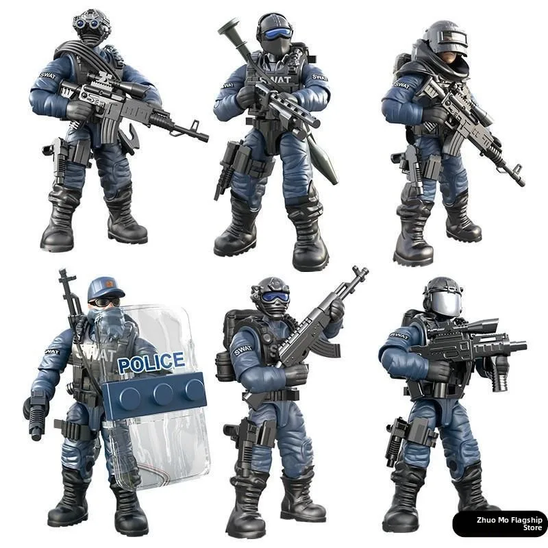 نموذج طائرة عسكرية مفصلية مجمعة للقوات الخاصة، ألعاب نموذجية للدبابة، قطع تركيب للهواة والمقتنين #2