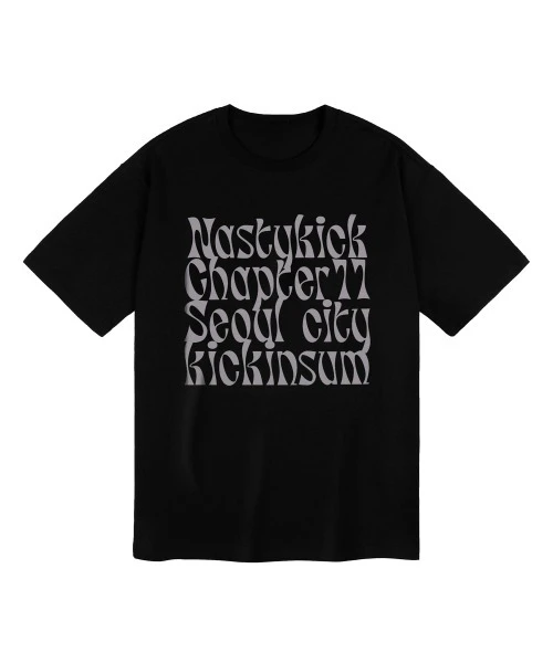 

Новая летняя корейская модная брендовая футболка NASTYKICK с буквенным принтом и графическим рисунком, мужская футболка с коротким рукавом, высококачественные уличные топы
