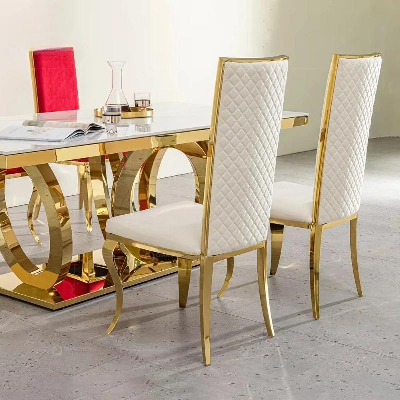 

Stainless steel furniture high back chair