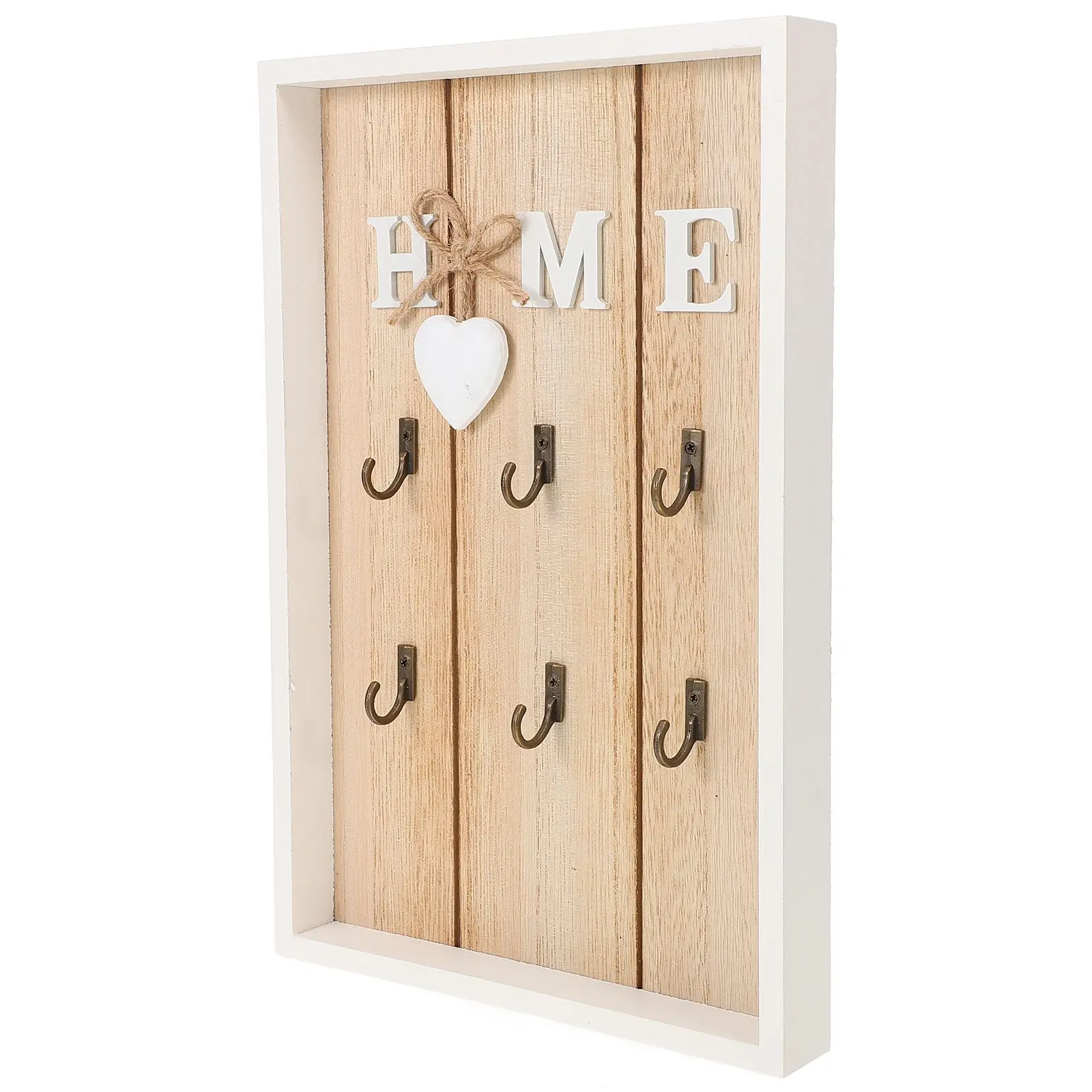 

Key Storage Wall Hanging Rack Wood Material Wall Hanging Rack Home Office Decor Keychain Shelf Storage Solution