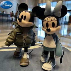 15cm Disney Mickey Mouse Minnie Figure Cartoon Tidal Suit Decoration Handmade Doll Ornaments Birthday Gift For Girl Toys