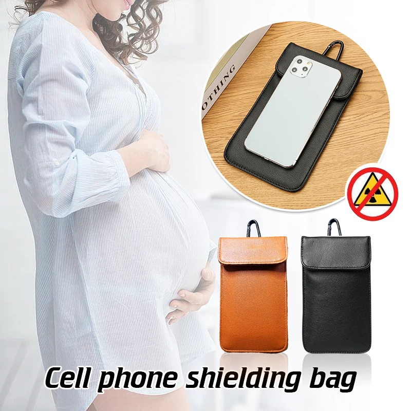 Signal Blocking Bag Strong Signal Shielding Pouch Wallet Car Key Privacy Protection Case Anti-Radiation Phone Storage Bag