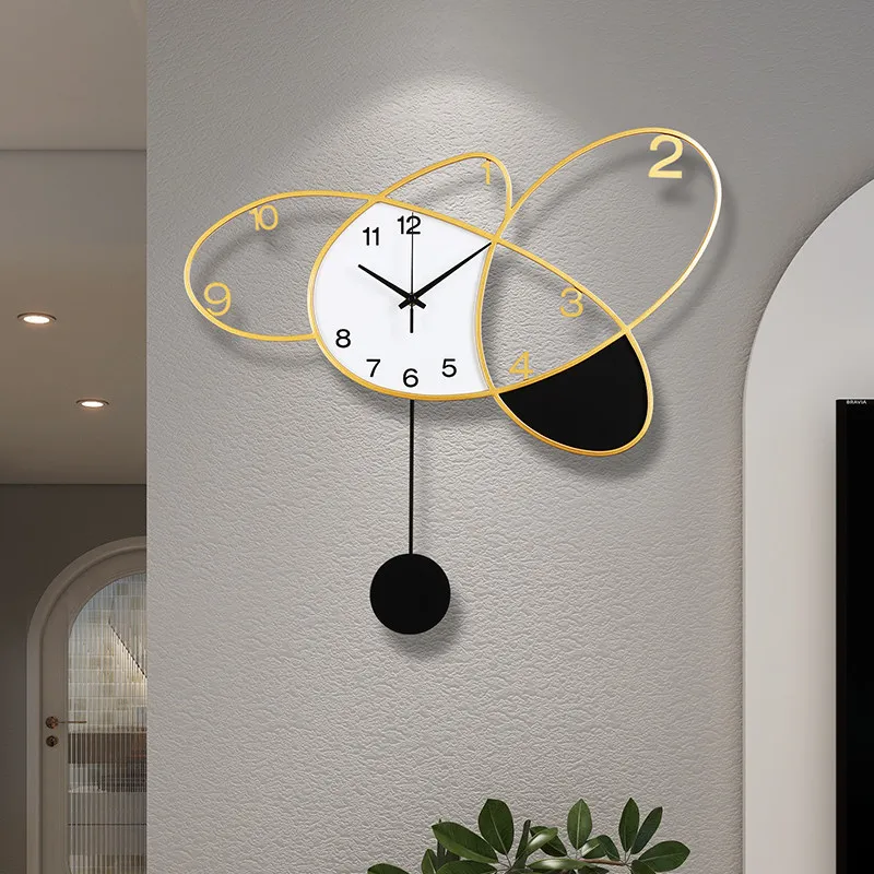 Zones Unusualhands Wall Clock Yoga Youth Watch LivingRoom Wall Clock Decoration Nordic Mecanismo Reloj Pared Furniture Home
