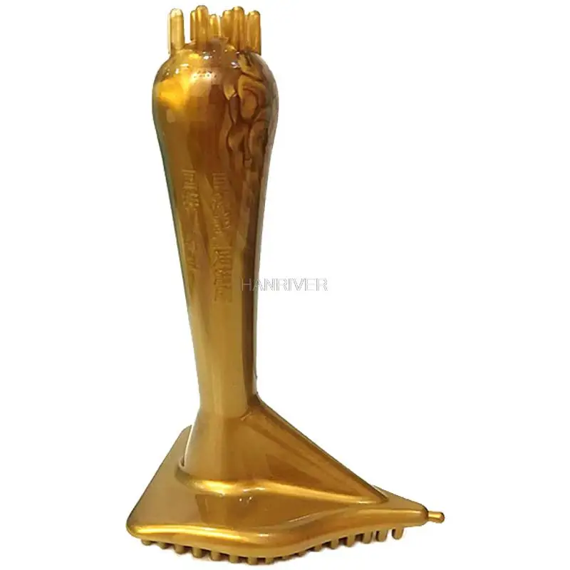 

Meridian brush, triangular brush, five-element meridian massage brush with magnetic muscle relaxation back massager