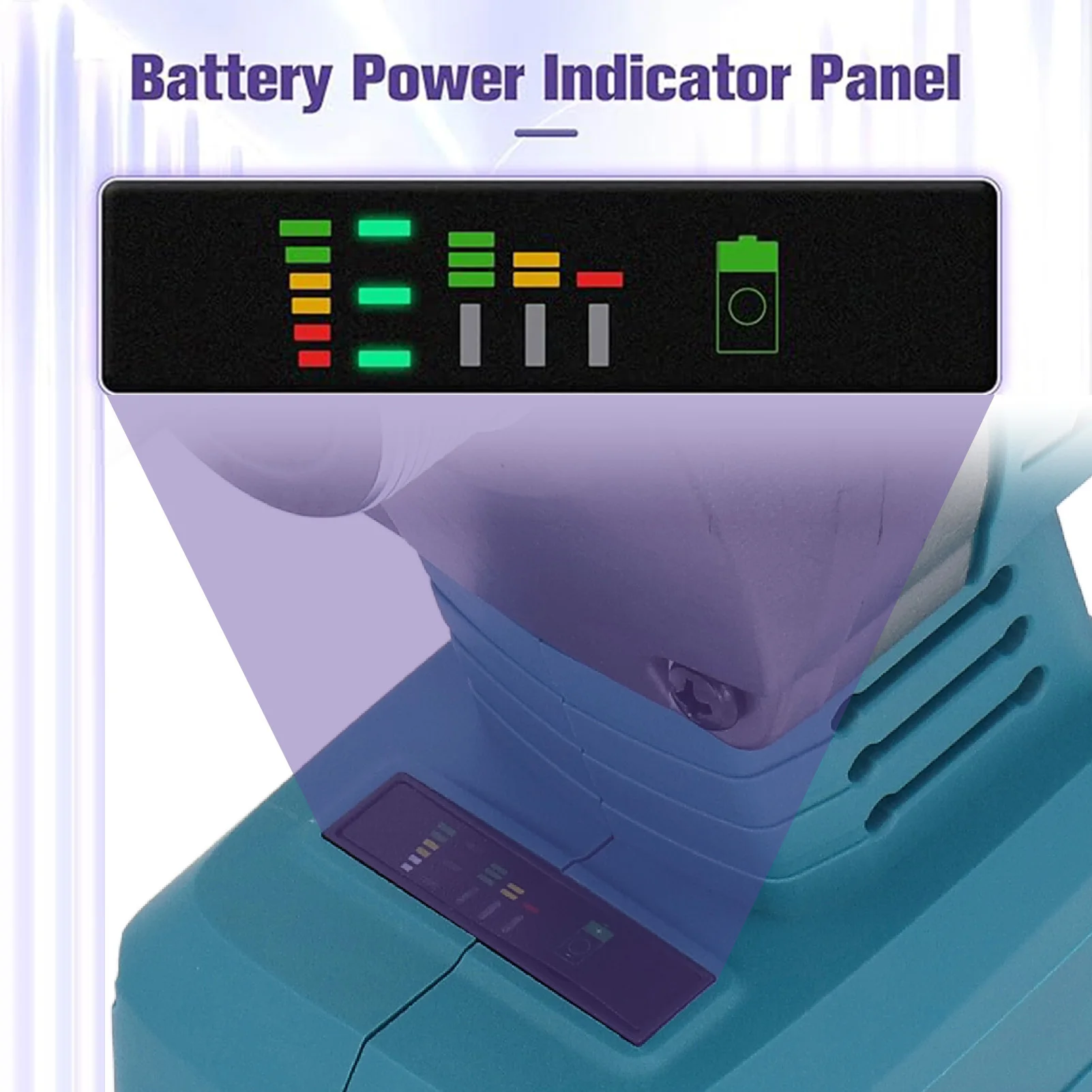 يده الكهربائية ملموسة هزاز يده الكهربائية هزاز الخرسانة المحمولة اللاسلكي ملموسة هزاز ل BL1830 18 فولت 800 واط