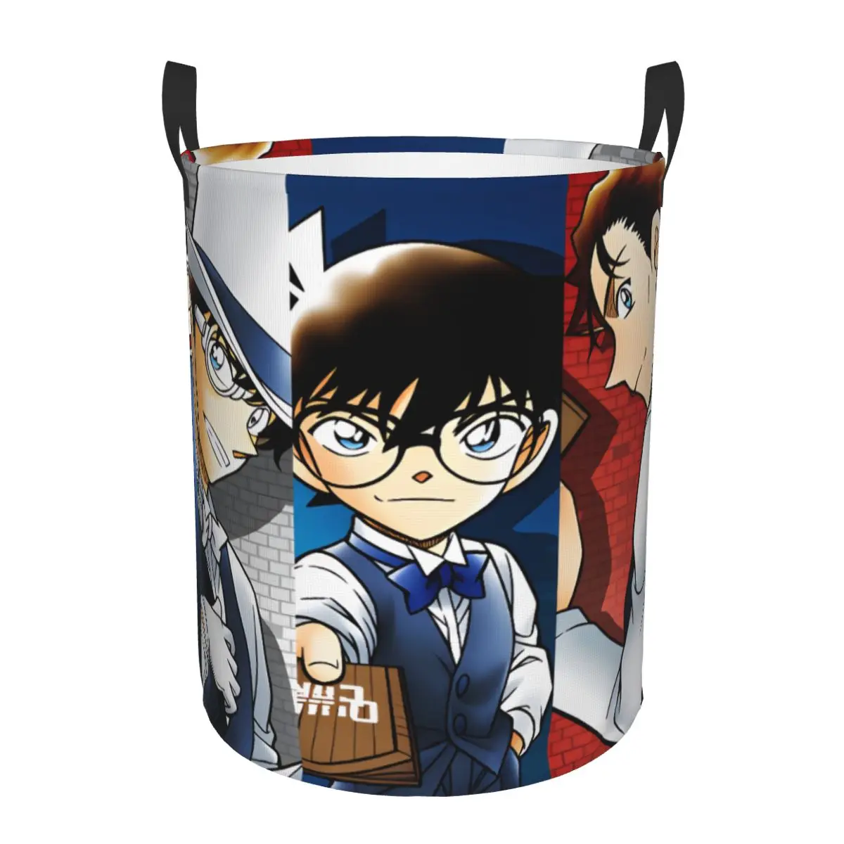 

Detective Conan Edogawa Toru Amuro Laundry Basket Collapsible Heiji Hattori Shuichi Akai Clothing Hamper Bathroom Storage Bins