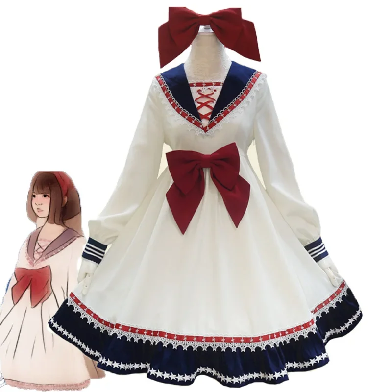 

New Navy Navy Style Lolita Dress Costumes Cosplay Suit For Girls Woman Navy Princess Party Costumes Daily Wear Costumes
