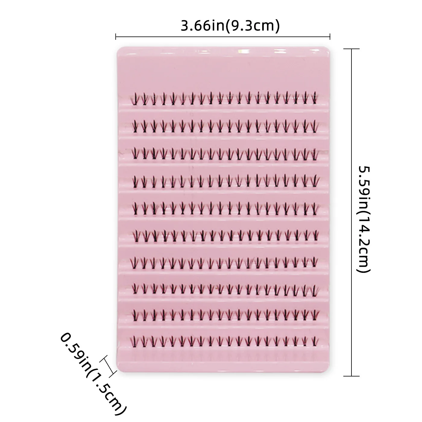 Big Capacity Super Bunch DIY Cluster Lower Lashes 6mm Mix Charm Eyelashes Extension False Eyelash Makeup Tool Russian Volume
