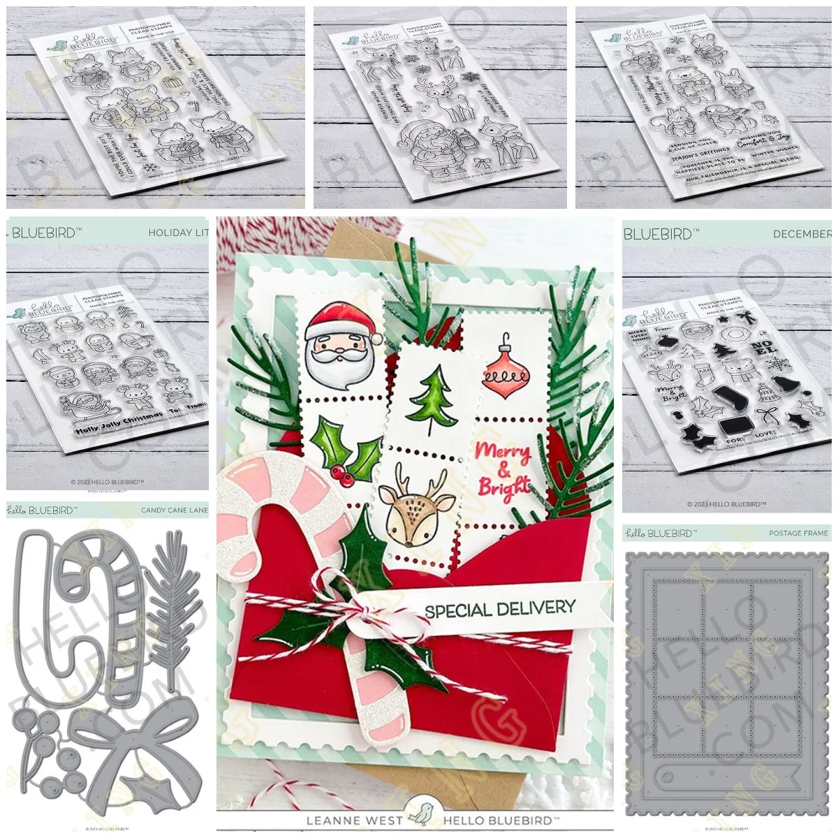 Metal Cutting Dies Clear Stamps Christmas Eve Candy Cane Lane Scrapbook Diary Decoration Embossing Stencil Template Diy Greeting