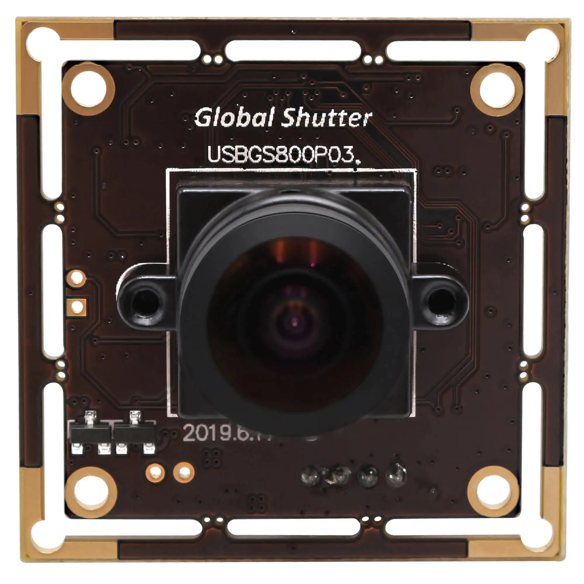 SVPRO 1MP USB Camera Global Shutter Wide Angle No Distortion 120fps Monochrome Webcam Camera Module High-Speed Motion Capture