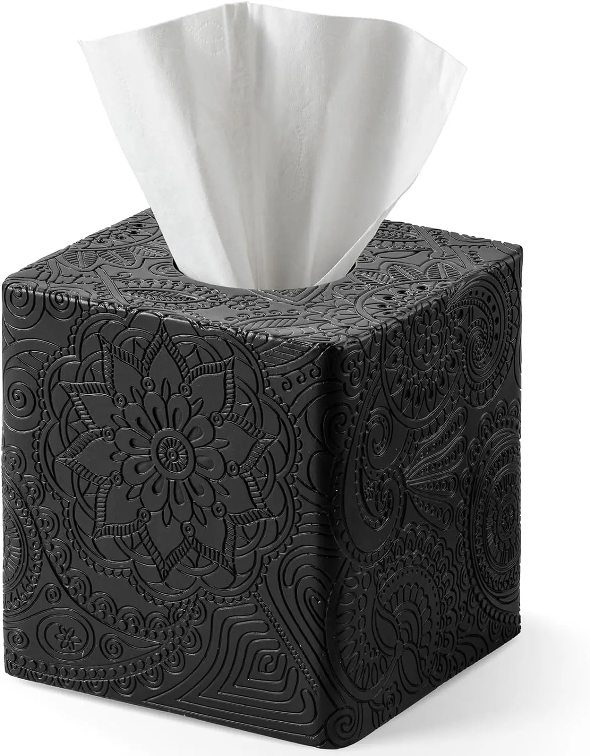 

Square Tissue Box Cover Decorative,Napkin Dispenser,Facial Paper Holder for Bathroom Vanity Countertop,Bedroom Dresser,Night Sta