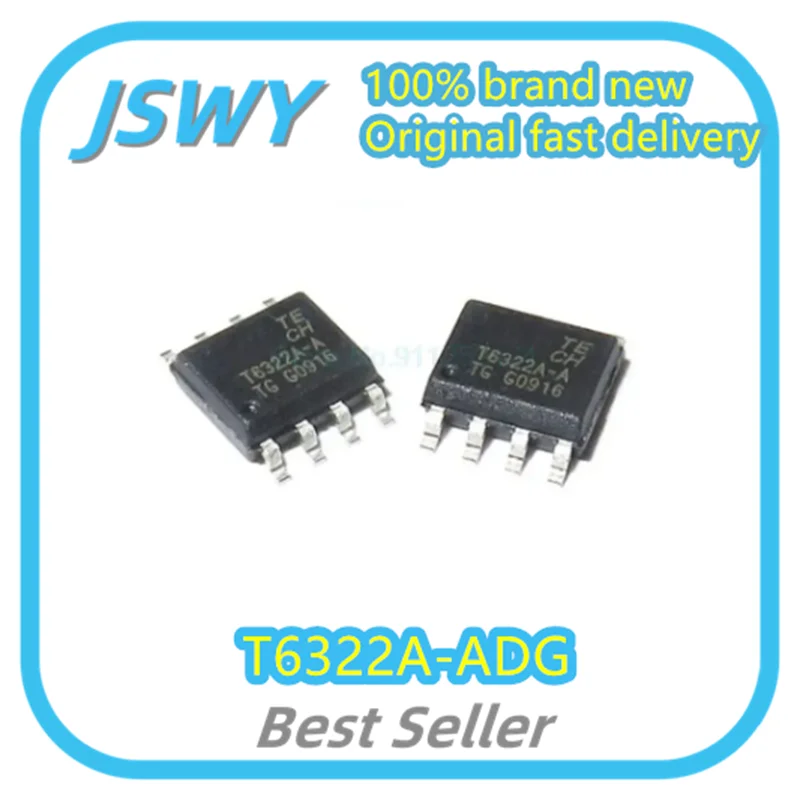 

(10/50pcs) T6322A-ADG T6322A SOP8 Integrated Circuit IC Genuine Electronics Brand New Original Bulk Stock