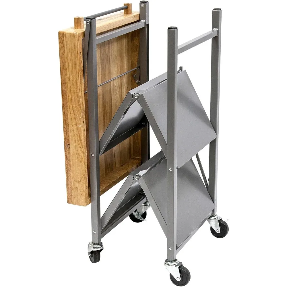 Carrito de isla de cocina con ruedas