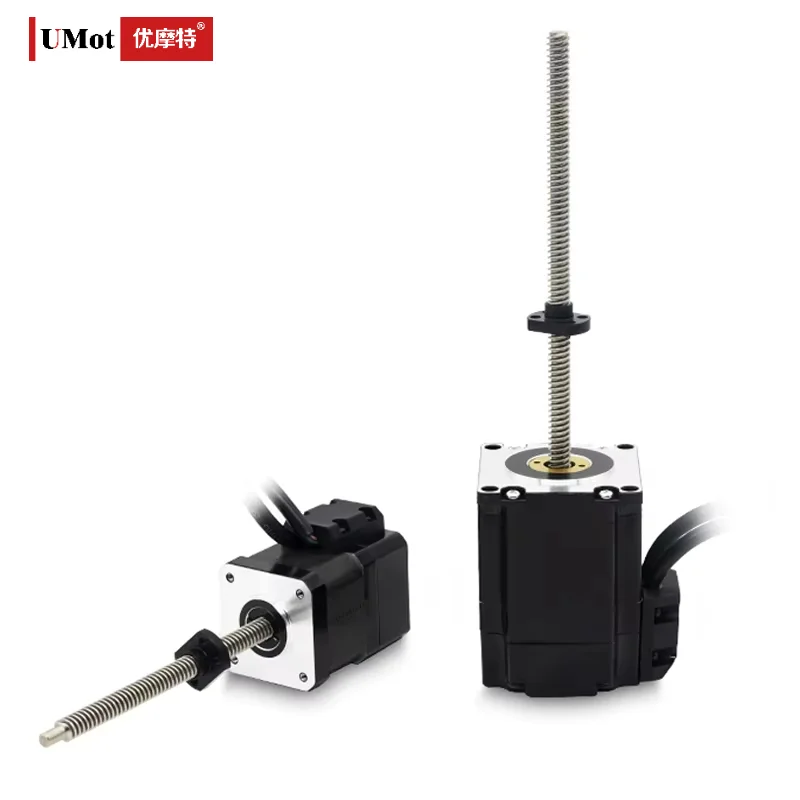 

UMOT Удерживающий момент 0,13 Нм-1,2 Нм DC с замкнутым контуром NEMA11 17 23 Шаговый двигатель с кодировщиком драйвера Встроенный линейный винтовой привод