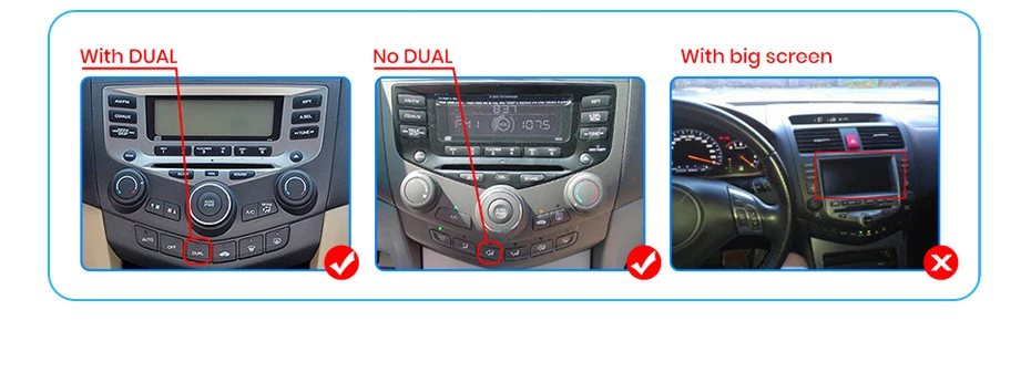 Junsun Qualcomm 8-Core 360 Kamera Drahtlose CarPlay Android Auto Auto Radio für Honda Accord 7 2003-2008 GPS Multimedia – Detail 3