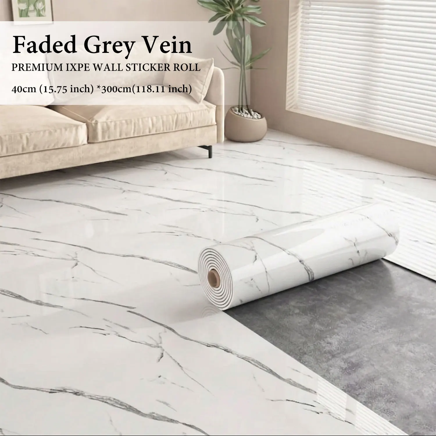 

1 Rolls Self-Adhesive Wallpaper Featuring a Marble Design Resistant to Water And Oil for Decorating Walls Living Rooms Kitchens