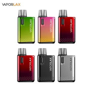 VaporLax Kubic Pod Mod Kit Sistem Rokok Elektrik Baterai 500mAh 2.0 ml Kartrid Kumparan Jaring 0.8 ohm Vape Penyemprot Vape 8 vape kecil penjualan terbaik - №