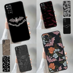 Goth Vampire Bat Gothic Case For Xiaomi Redmi Note 13 Pro 8 9 10 11 12 Pro 12S 11S 10S Redmi 12 10C 12C 13C Coque