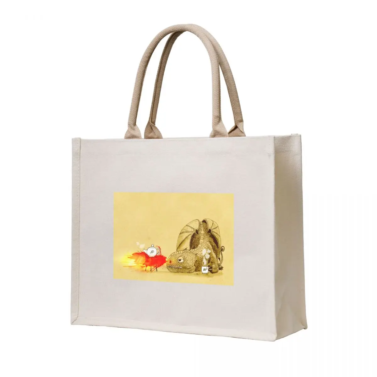 

Dragon making tea Tote Bag sacs de shopping shopping bag logo hand bag