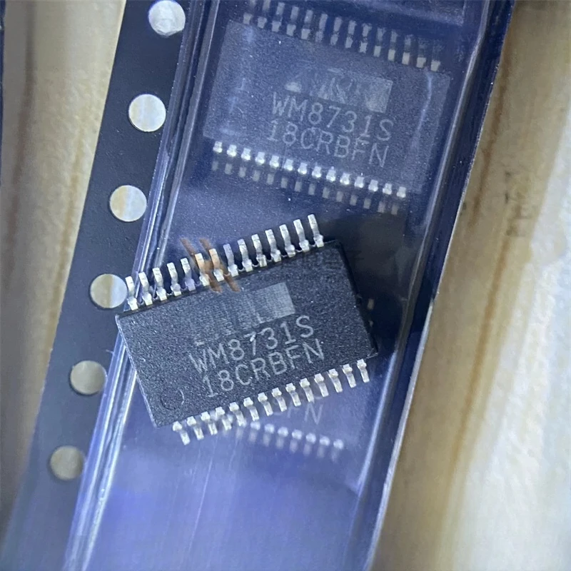 1 Stück WM8731SEDS/RV WM8731S Codec Tragbare Digitale Audio-Lösungen SSOP-28 – Detail 1