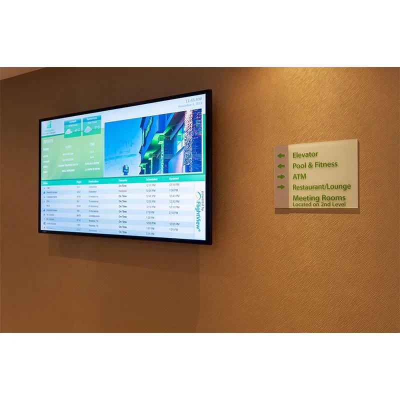 27 32 بوصة متجر بيع بالتجزئة عرض إعلاني نظام Windows مثبت على الحائط شاشة Lcd Hd رقمية لافتات رقمية داخلية قابلة للمس #2